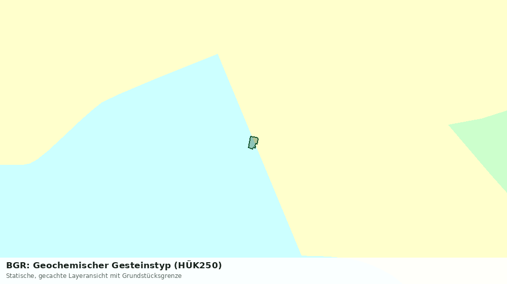 Statische Kartenansicht: BGR: Geochemischer Gesteinstyp (HÜK250)