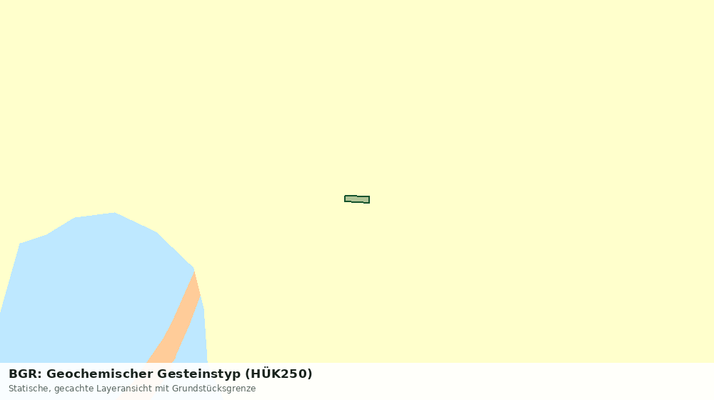 Statische Kartenansicht: BGR: Geochemischer Gesteinstyp (HÜK250)