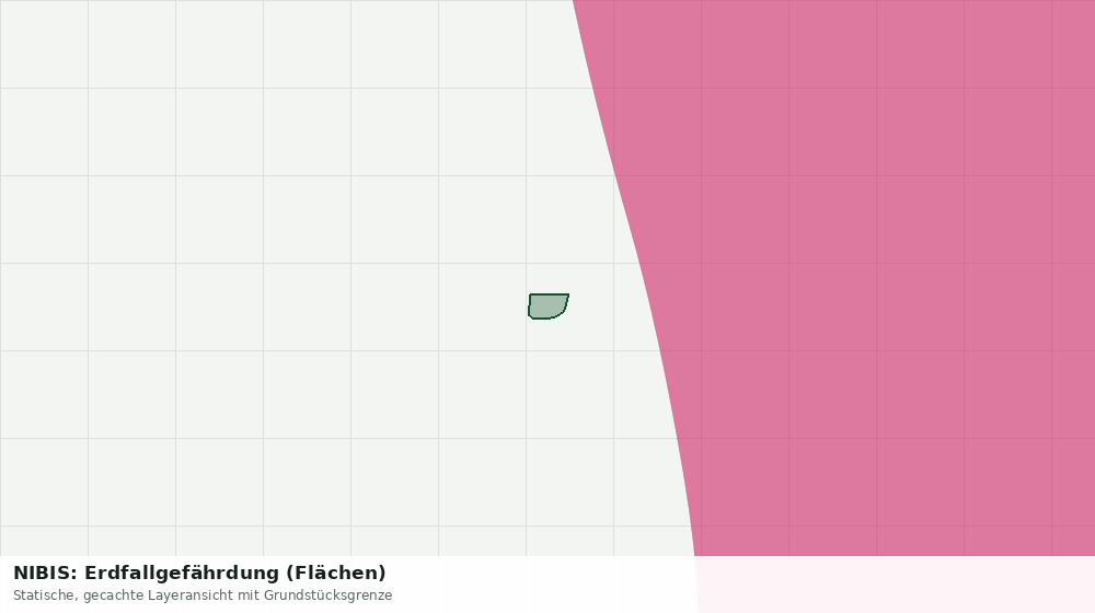 Statische Kartenansicht: NIBIS: Erdfallgefährdung (Flächen)