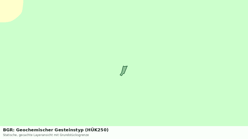 Statische Kartenansicht: BGR: Geochemischer Gesteinstyp (HÜK250)