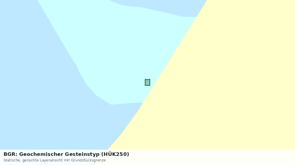 Statische Kartenansicht: BGR: Geochemischer Gesteinstyp (HÜK250)