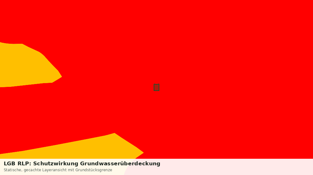 Statische Kartenansicht: LGB RLP: Schutzwirkung Grundwasserüberdeckung