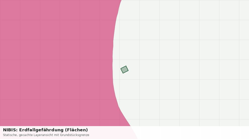 Statische Kartenansicht: NIBIS: Erdfallgefährdung (Flächen)