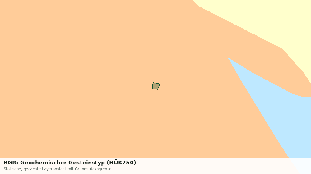 Statische Kartenansicht: BGR: Geochemischer Gesteinstyp (HÜK250)