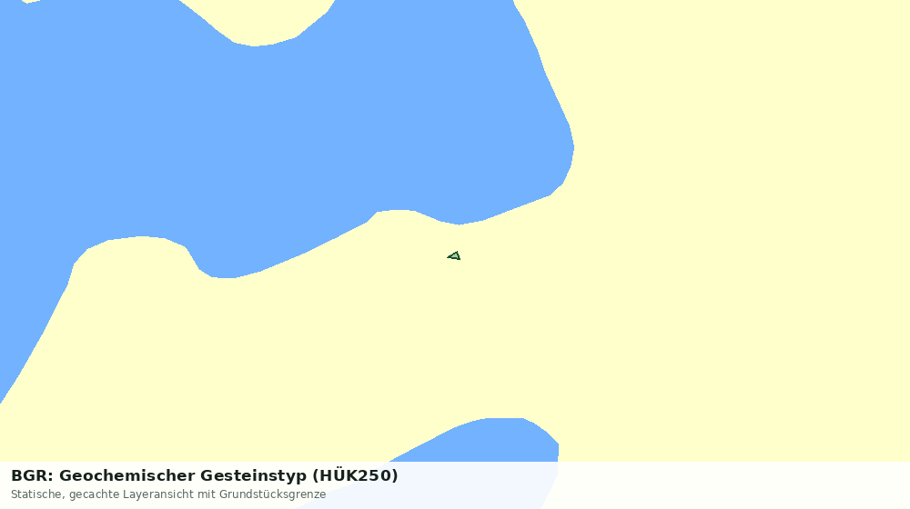 Statische Kartenansicht: BGR: Geochemischer Gesteinstyp (HÜK250)