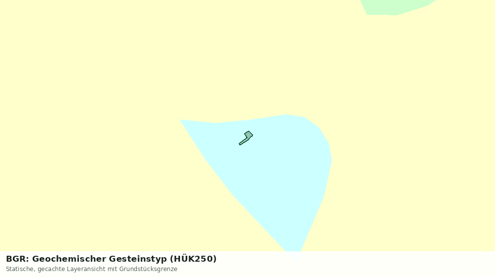 Statische Kartenansicht: BGR: Geochemischer Gesteinstyp (HÜK250)