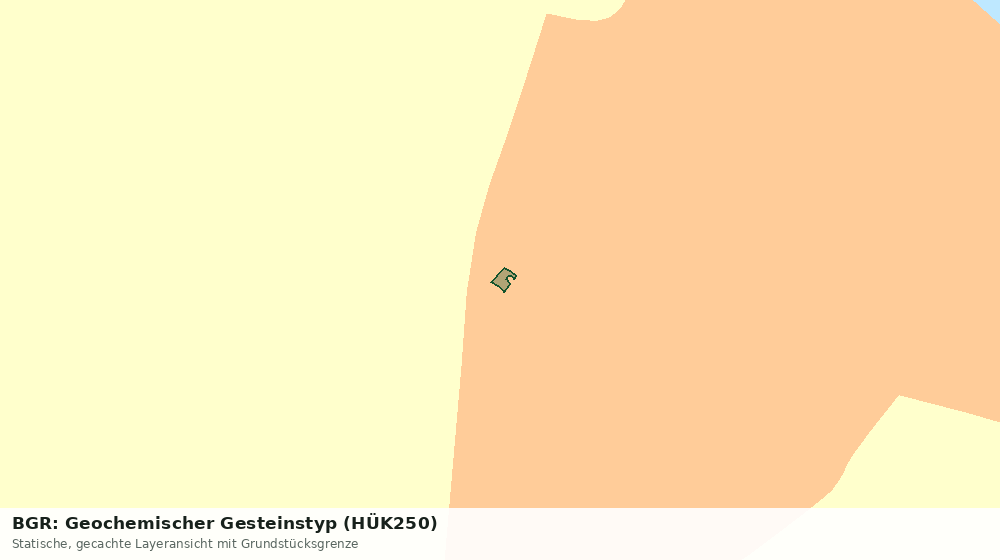 Statische Kartenansicht: BGR: Geochemischer Gesteinstyp (HÜK250)