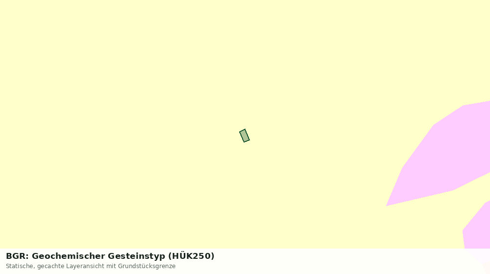 Statische Kartenansicht: BGR: Geochemischer Gesteinstyp (HÜK250)