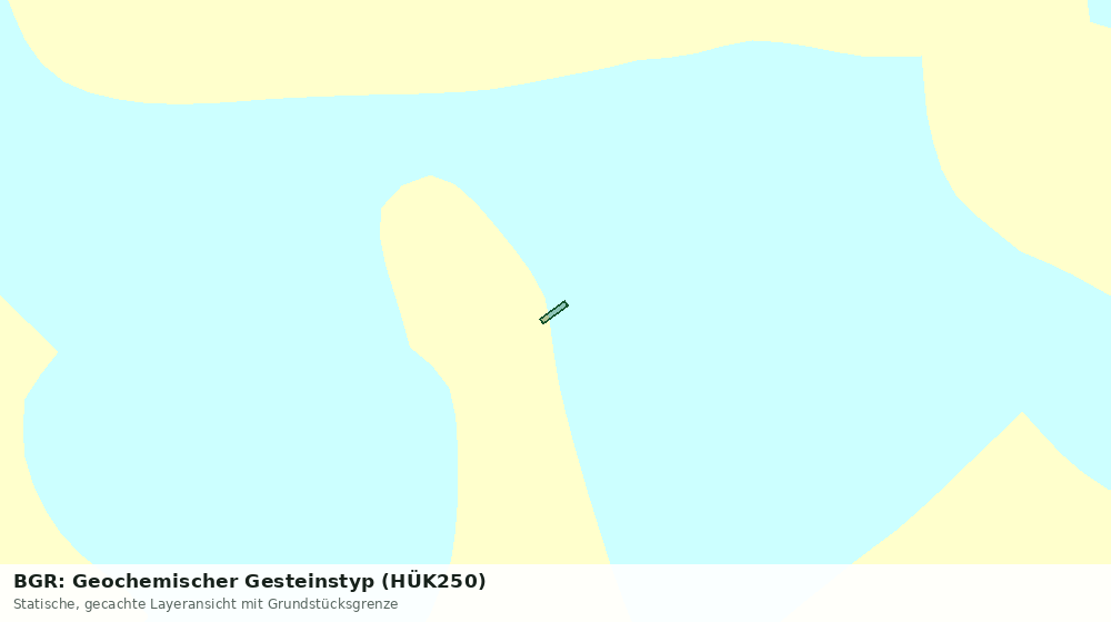 Statische Kartenansicht: BGR: Geochemischer Gesteinstyp (HÜK250)