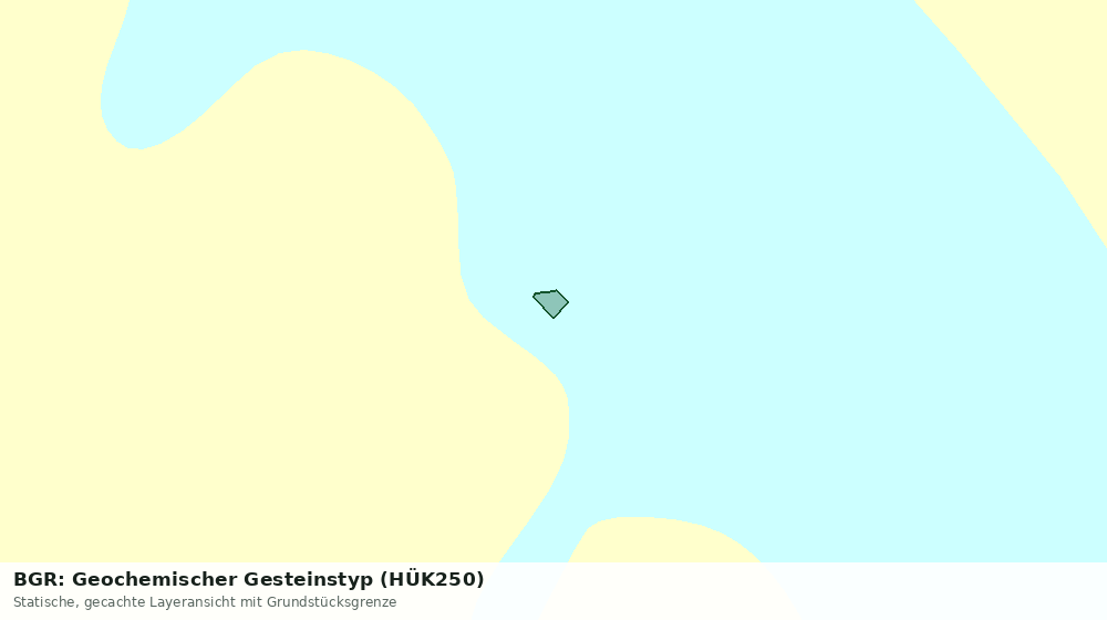 Statische Kartenansicht: BGR: Geochemischer Gesteinstyp (HÜK250)