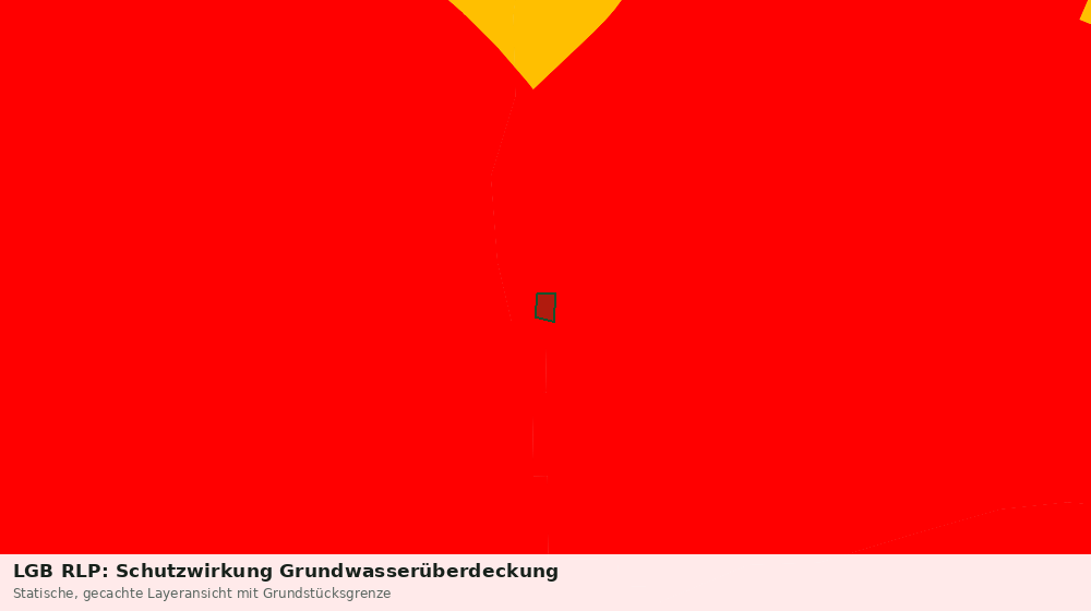 Statische Kartenansicht: LGB RLP: Schutzwirkung Grundwasserüberdeckung