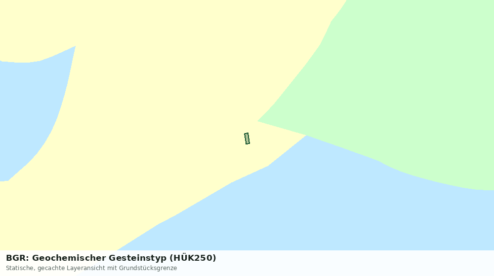 Statische Kartenansicht: BGR: Geochemischer Gesteinstyp (HÜK250)
