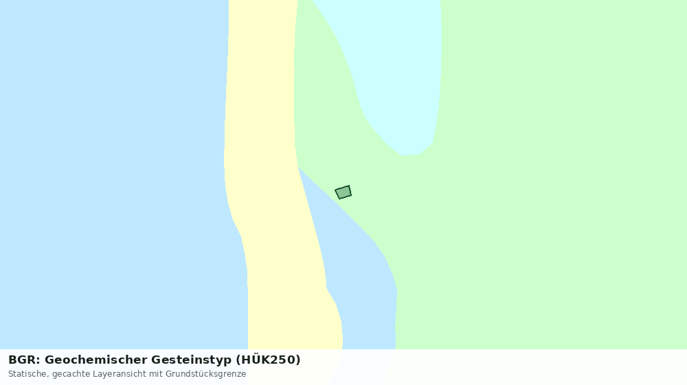Statische Kartenansicht: BGR: Geochemischer Gesteinstyp (HÜK250)