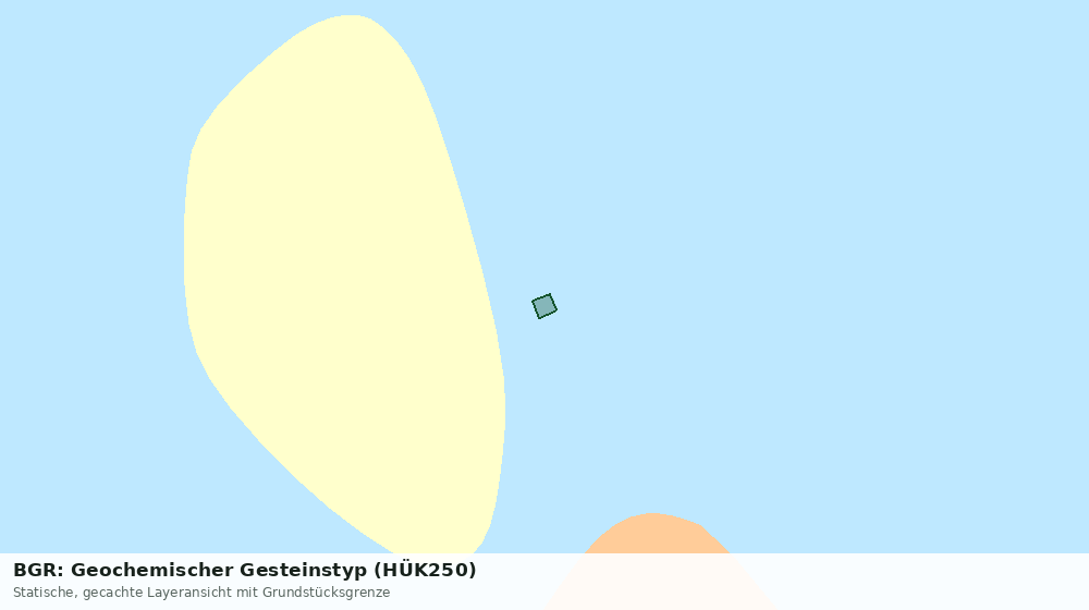 Statische Kartenansicht: BGR: Geochemischer Gesteinstyp (HÜK250)