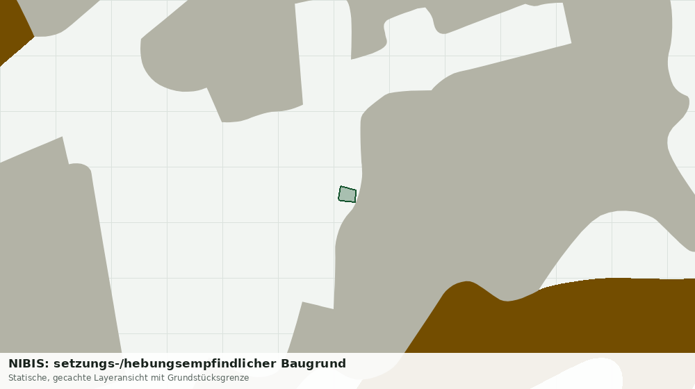 Statische Kartenansicht: NIBIS: setzungs-/hebungsempfindlicher Baugrund