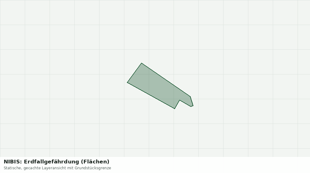Statische Kartenansicht: NIBIS: Erdfallgefährdung (Flächen)