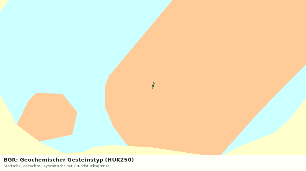 Statische Kartenansicht: BGR: Geochemischer Gesteinstyp (HÜK250)