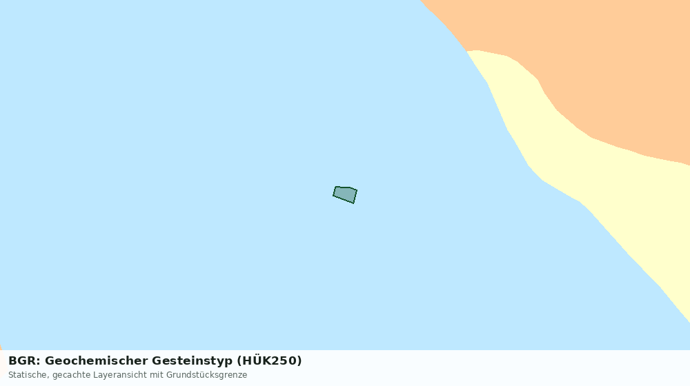 Statische Kartenansicht: BGR: Geochemischer Gesteinstyp (HÜK250)