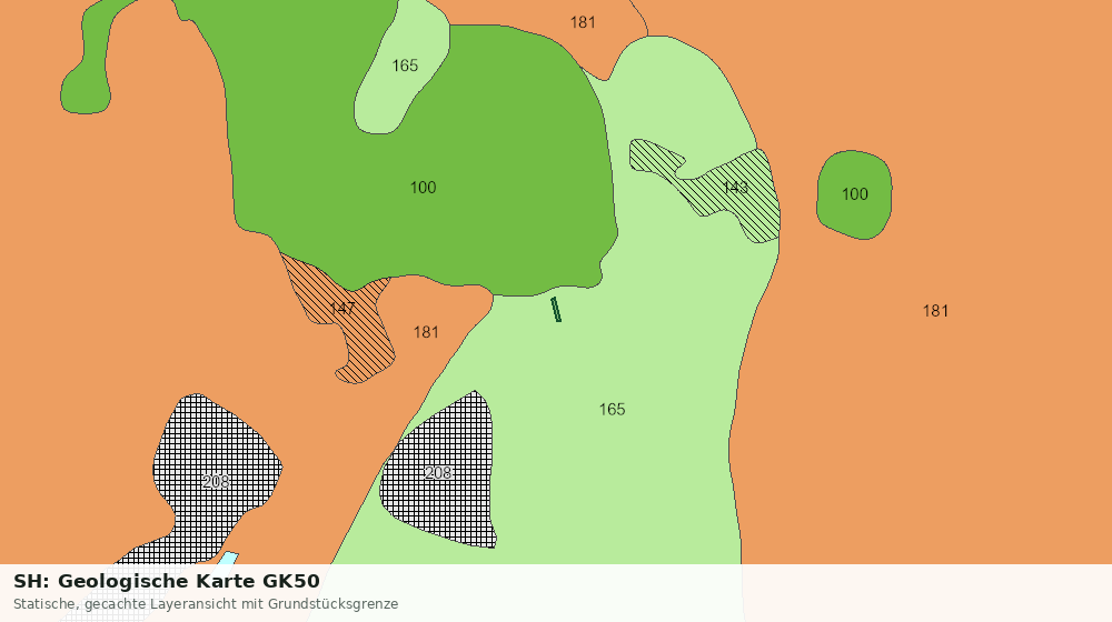 Statische Kartenansicht: SH: Geologische Karte GK50