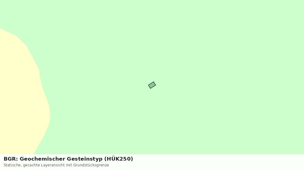 Statische Kartenansicht: BGR: Geochemischer Gesteinstyp (HÜK250)