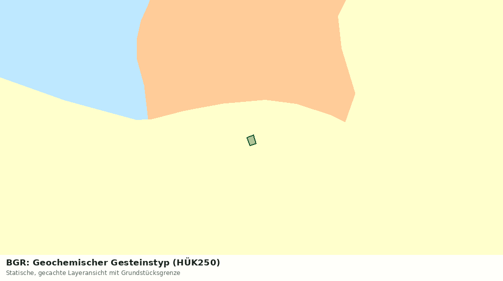 Statische Kartenansicht: BGR: Geochemischer Gesteinstyp (HÜK250)