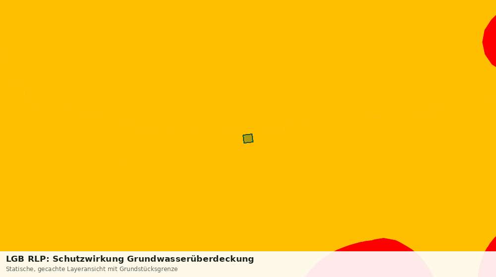 Statische Kartenansicht: LGB RLP: Schutzwirkung Grundwasserüberdeckung