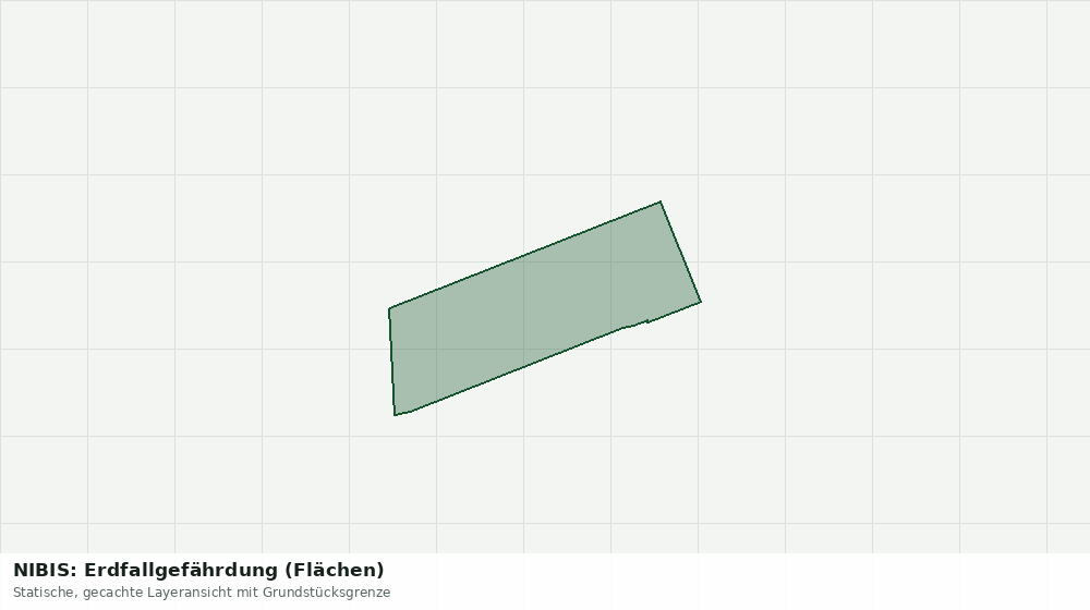 Statische Kartenansicht: NIBIS: Erdfallgefährdung (Flächen)