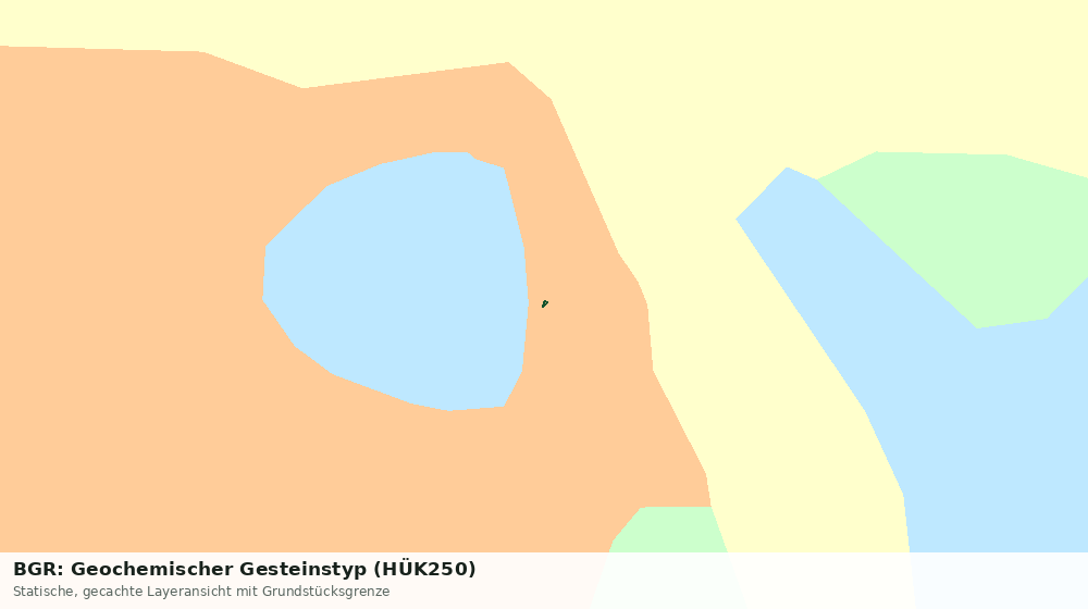 Statische Kartenansicht: BGR: Geochemischer Gesteinstyp (HÜK250)