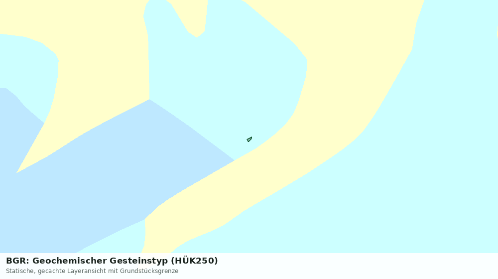 Statische Kartenansicht: BGR: Geochemischer Gesteinstyp (HÜK250)
