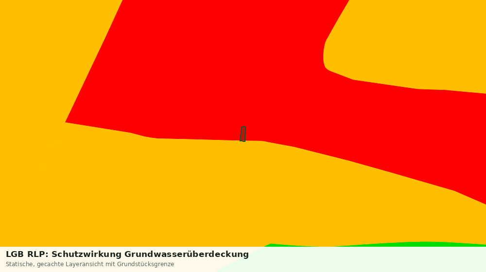 Statische Kartenansicht: LGB RLP: Schutzwirkung Grundwasserüberdeckung