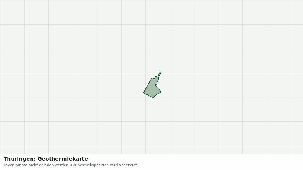 Statische Kartenansicht: Thüringen: Geothermiekarte