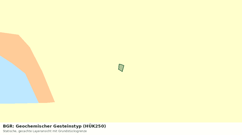 Statische Kartenansicht: BGR: Geochemischer Gesteinstyp (HÜK250)