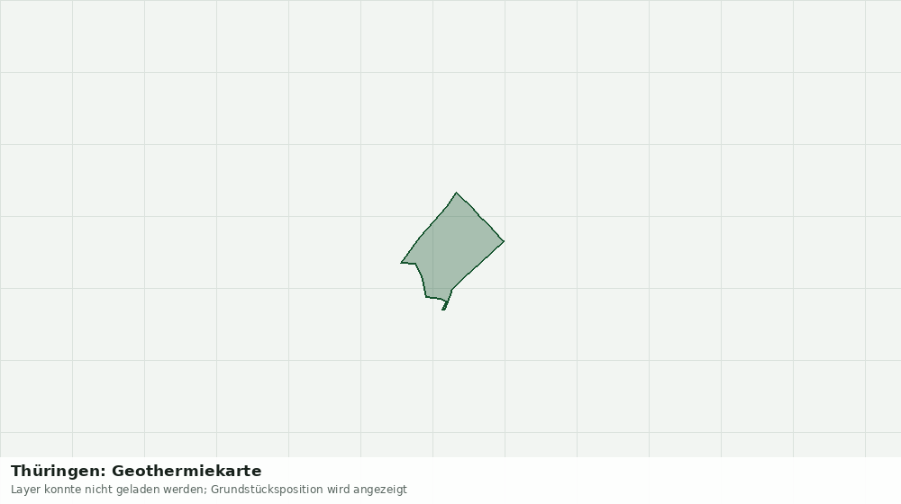 Statische Kartenansicht: Thüringen: Geothermiekarte