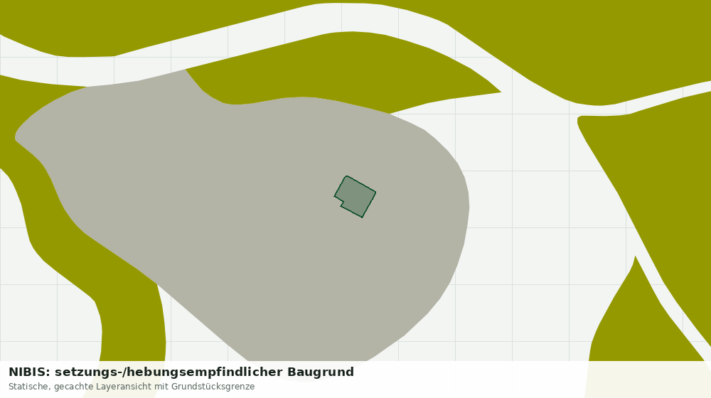 Statische Kartenansicht: NIBIS: setzungs-/hebungsempfindlicher Baugrund
