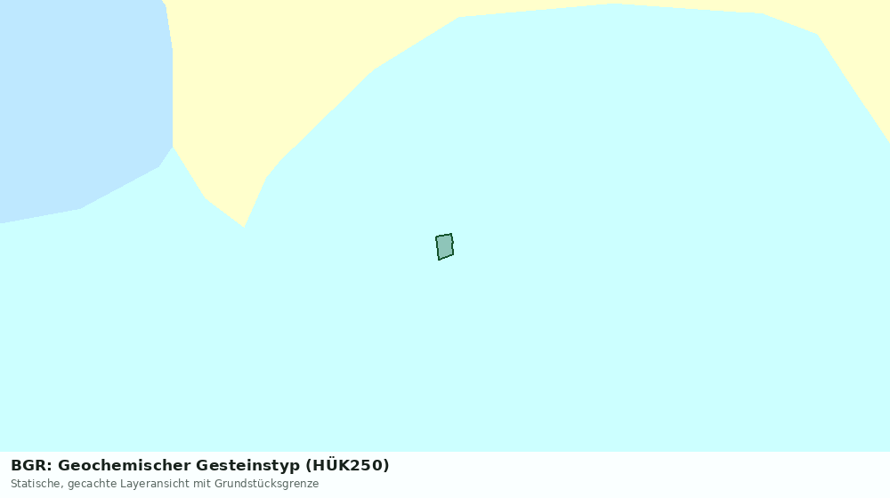 Statische Kartenansicht: BGR: Geochemischer Gesteinstyp (HÜK250)