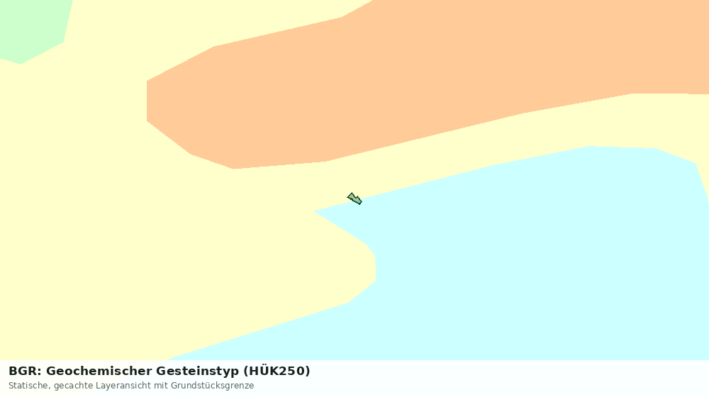 Statische Kartenansicht: BGR: Geochemischer Gesteinstyp (HÜK250)