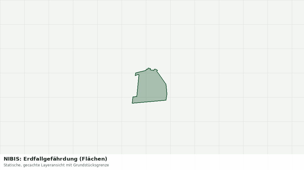 Statische Kartenansicht: NIBIS: Erdfallgefährdung (Flächen)