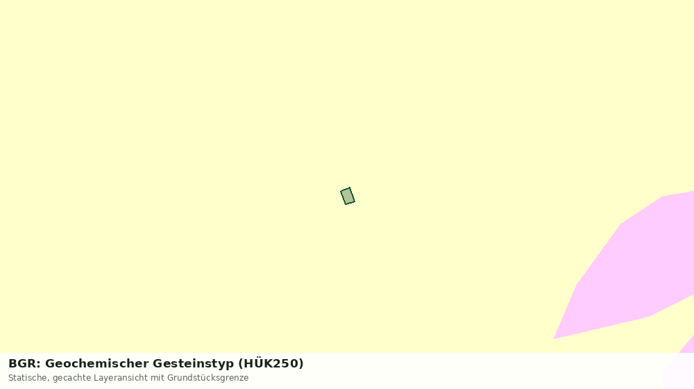 Statische Kartenansicht: BGR: Geochemischer Gesteinstyp (HÜK250)