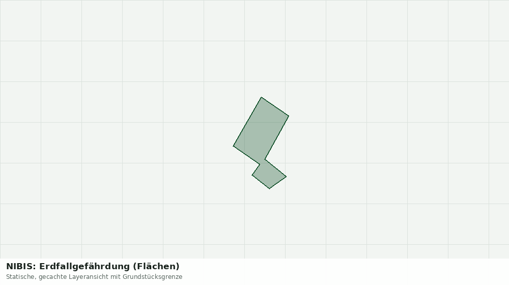 Statische Kartenansicht: NIBIS: Erdfallgefährdung (Flächen)