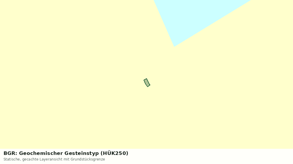 Statische Kartenansicht: BGR: Geochemischer Gesteinstyp (HÜK250)