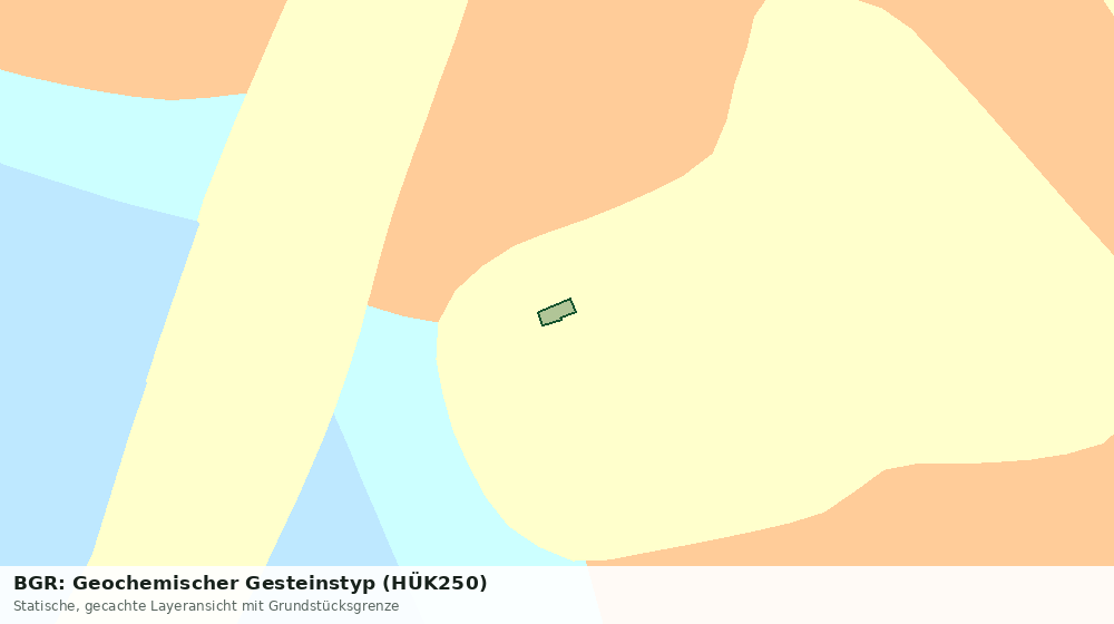 Statische Kartenansicht: BGR: Geochemischer Gesteinstyp (HÜK250)