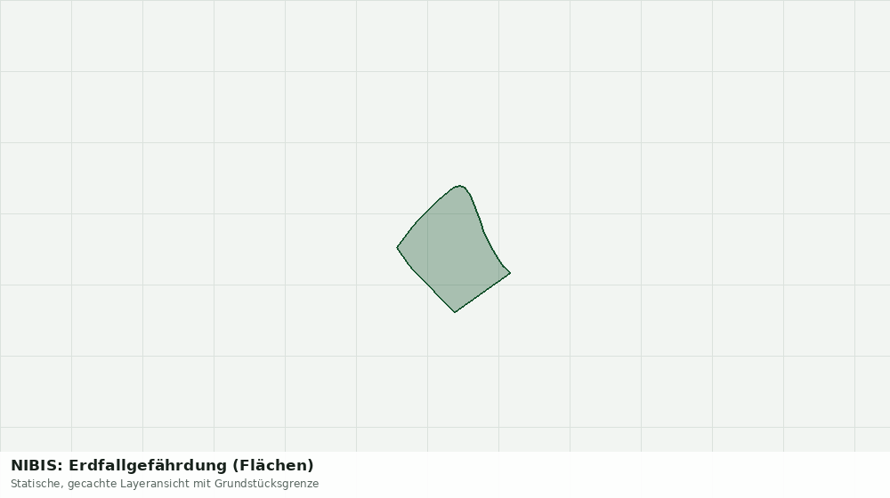 Statische Kartenansicht: NIBIS: Erdfallgefährdung (Flächen)