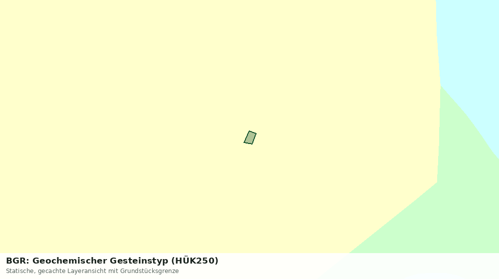Statische Kartenansicht: BGR: Geochemischer Gesteinstyp (HÜK250)