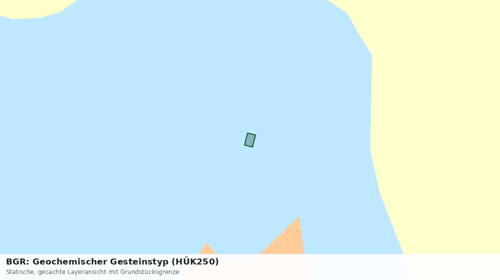 Statische Kartenansicht: BGR: Geochemischer Gesteinstyp (HÜK250)