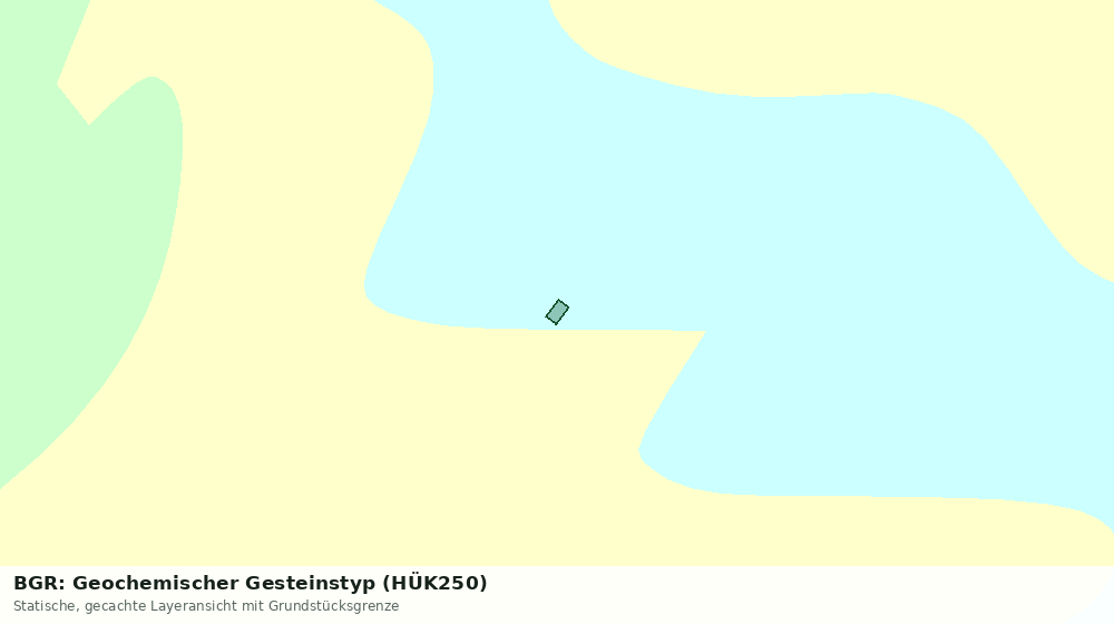 Statische Kartenansicht: BGR: Geochemischer Gesteinstyp (HÜK250)