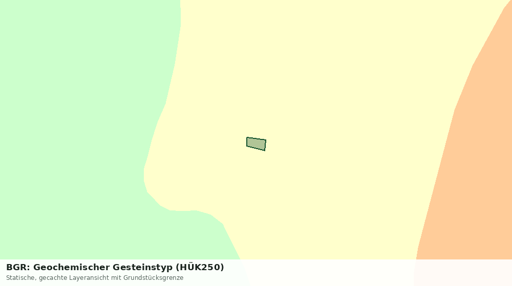 Statische Kartenansicht: BGR: Geochemischer Gesteinstyp (HÜK250)