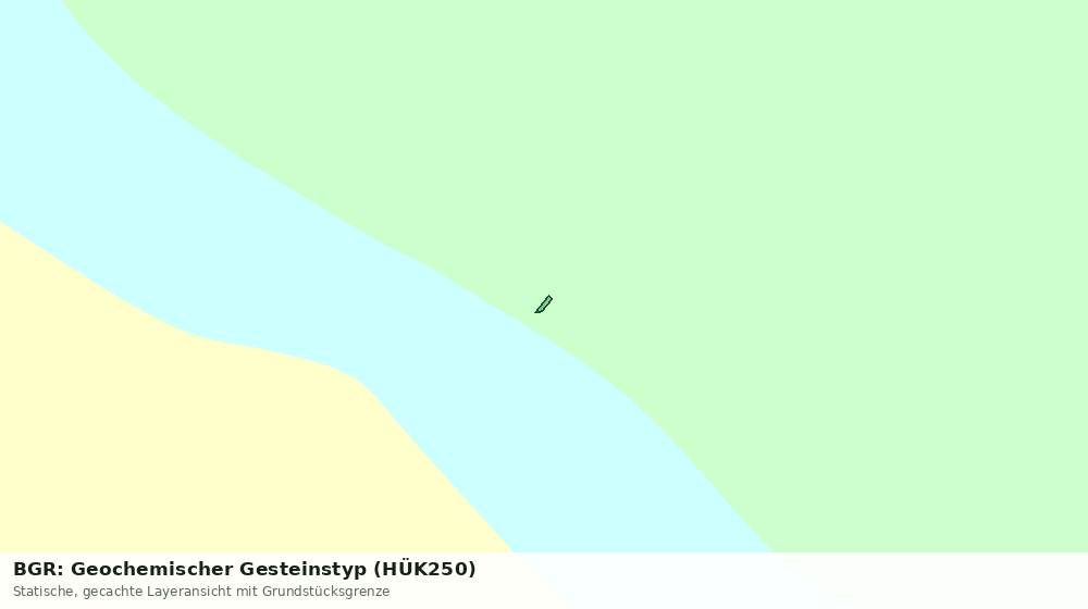 Statische Kartenansicht: BGR: Geochemischer Gesteinstyp (HÜK250)