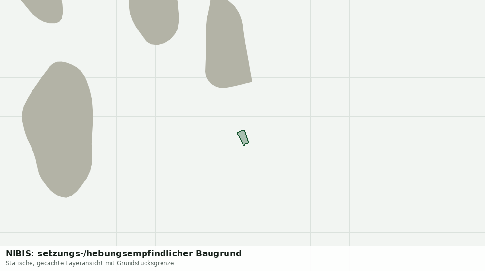 Statische Kartenansicht: NIBIS: setzungs-/hebungsempfindlicher Baugrund