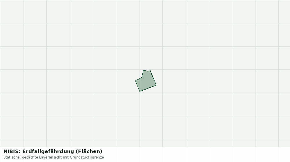 Statische Kartenansicht: NIBIS: Erdfallgefährdung (Flächen)