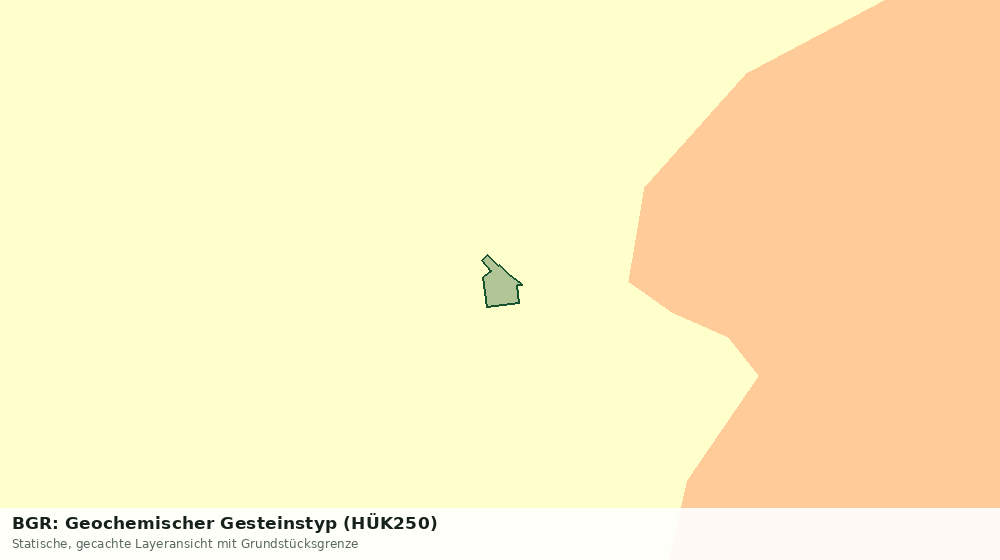 Statische Kartenansicht: BGR: Geochemischer Gesteinstyp (HÜK250)